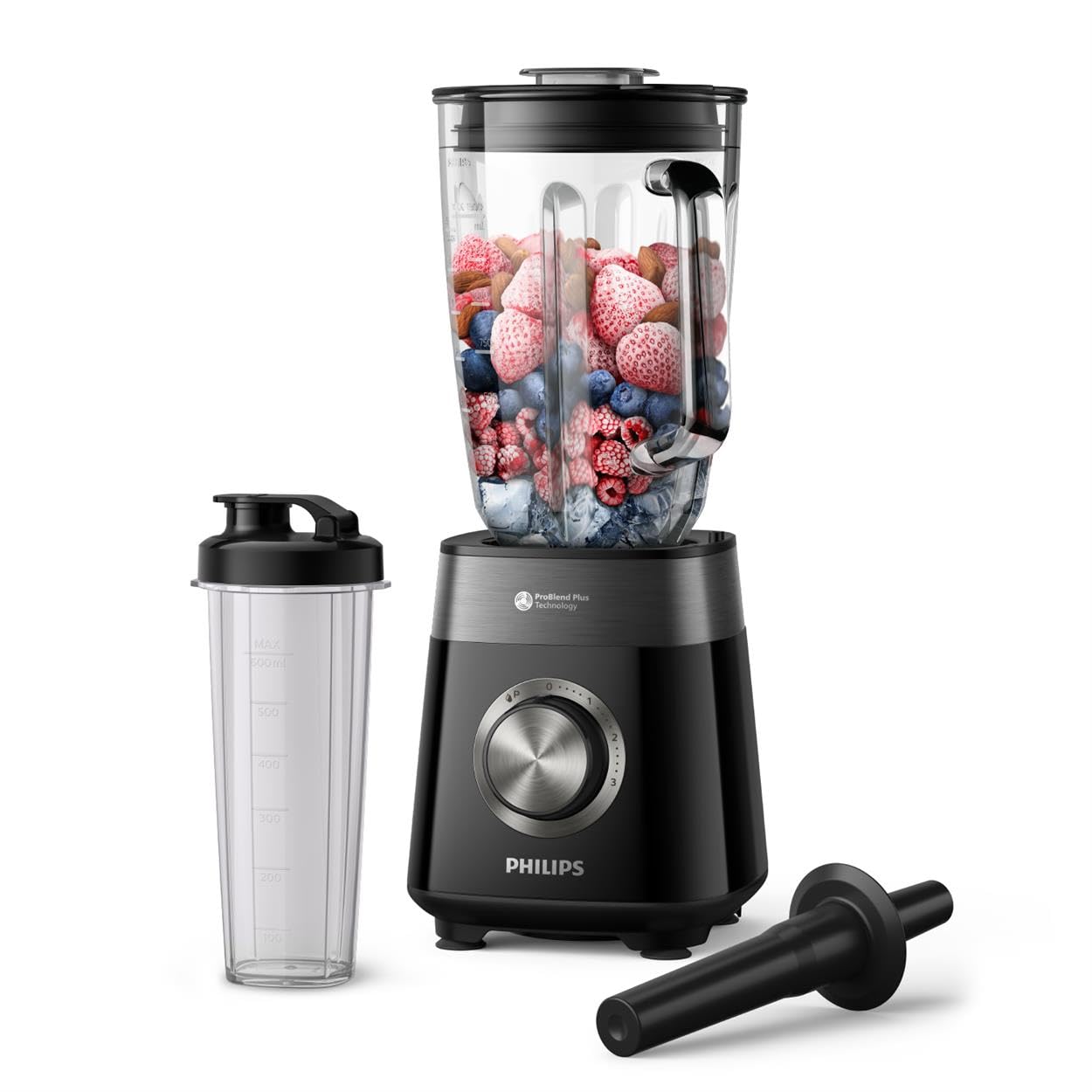 Philips Standmixer 5000 Serie – 1200W, 2L, Schwarz