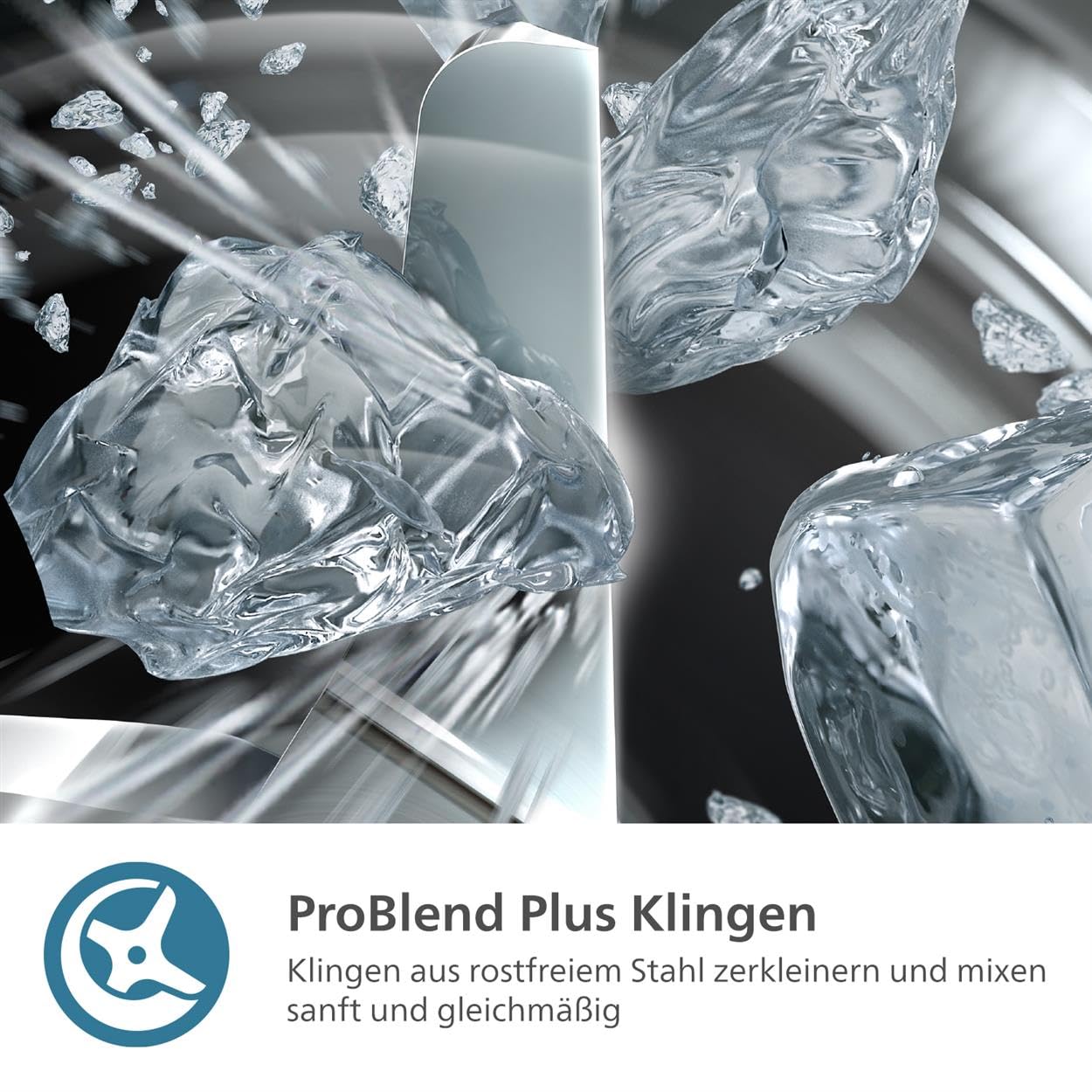 Philips Standmixer 5000 Serie – 1200W, 2L, Schwarz